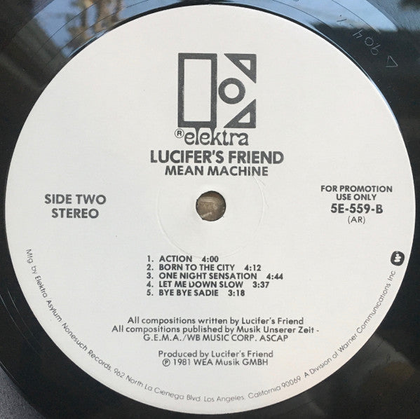 Lucifer's Friend : Mean Machine (LP, Album, Promo, All)