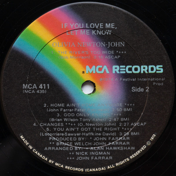 Olivia Newton-John : If You Love Me Let Me Know (LP, Album)