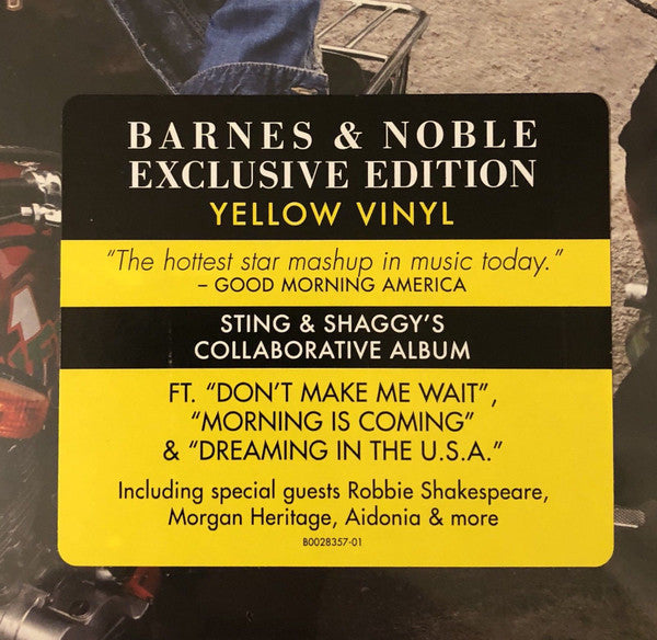 Sting & Shaggy : 44/876 (LP, Album, Yel)