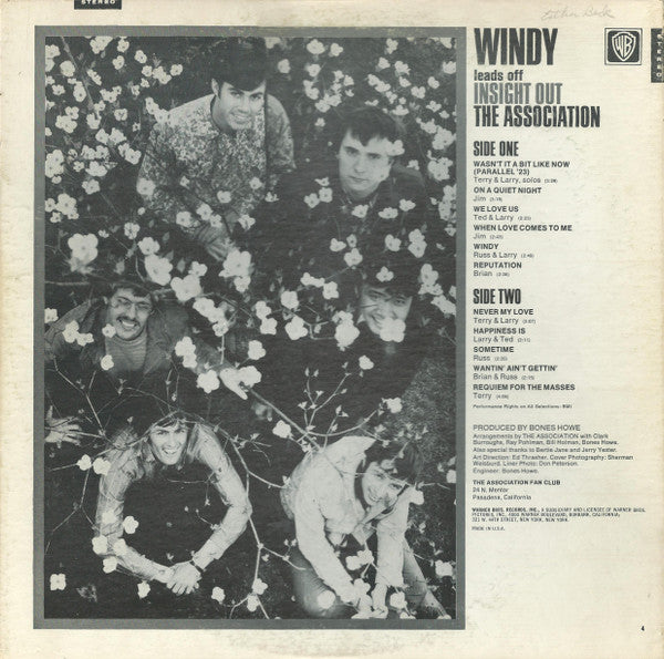 The Association (2) : Insight Out (LP, Album, Pla)