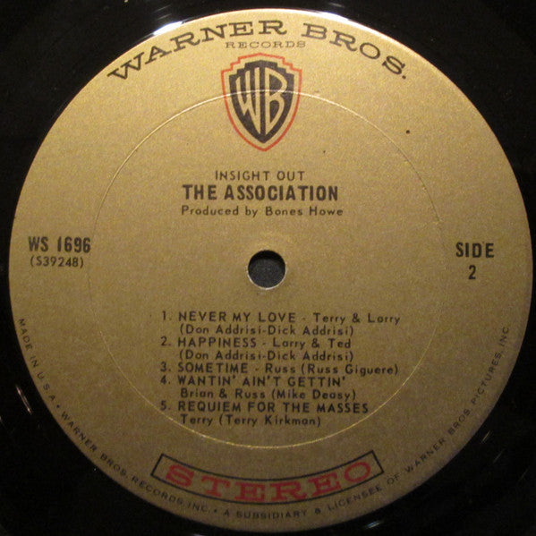The Association (2) : Insight Out (LP, Album, Pla)