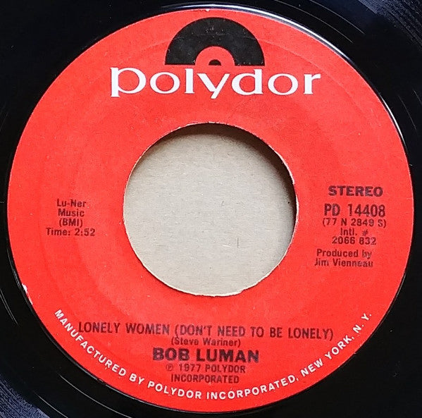 Bob Luman : I'm A Honky-Tonk Woman's Man / Lonely Women (7", Single)
