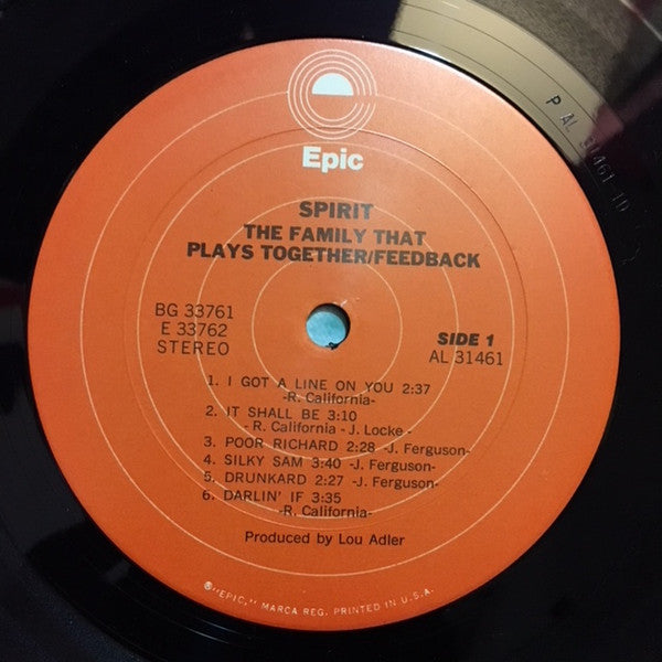 Spirit (8) : The Family That Plays Together / Feedback (2xLP, Comp, RE, Ter)