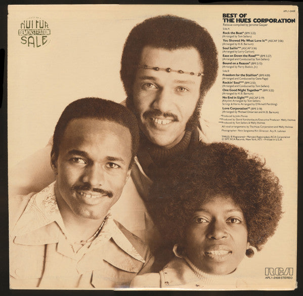 The Hues Corporation : The Best Of Hues Corporation (LP, Comp)