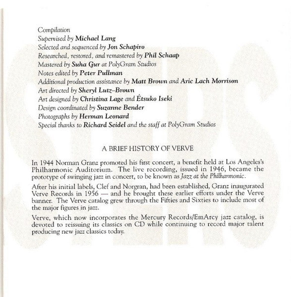 Charlie Parker : Verve Jazz Masters 15 (CD, Comp)