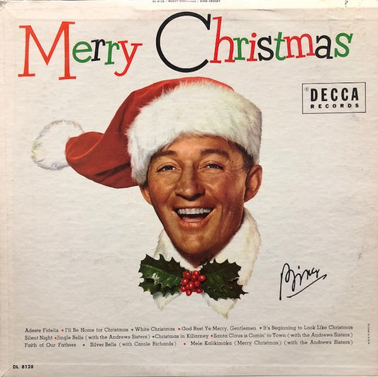 Bing Crosby : Merry Christmas (LP, Album, Mono, RE, Pin)