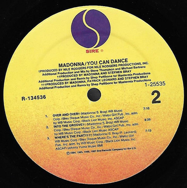 Madonna : You Can Dance (LP, Comp, Club, BMG)