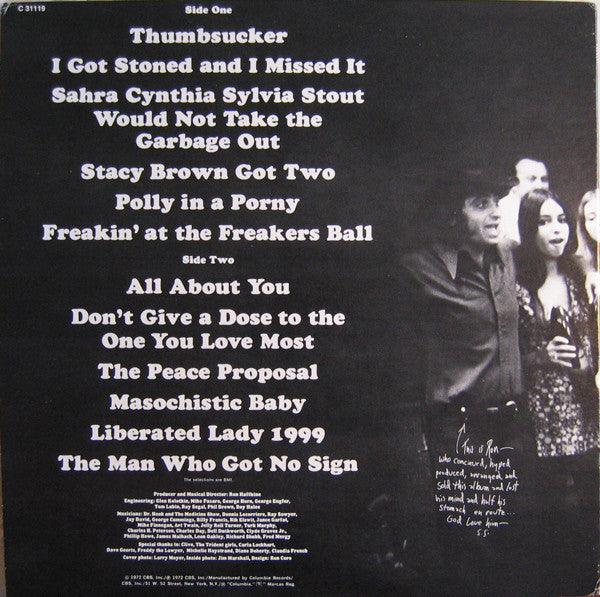 Shel Silverstein : Freakin' At The Freakers Ball (LP, Album, RE, Ter)