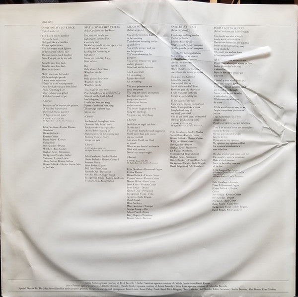 Felix Cavaliere : Castles In The Air (LP, Album, Promo)