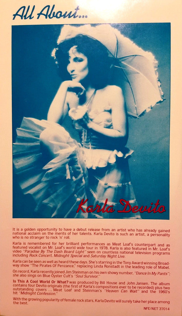 Karla DeVito : Is This A Cool World Or What? (LP, Album)