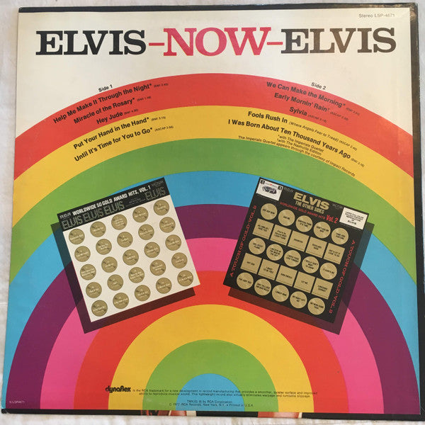 Elvis Presley : Elvis Now (LP, Album, RE, Tan)
