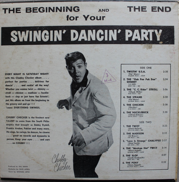 Chubby Checker : Twist With Chubby Checker (LP, Album, Mono, RE)