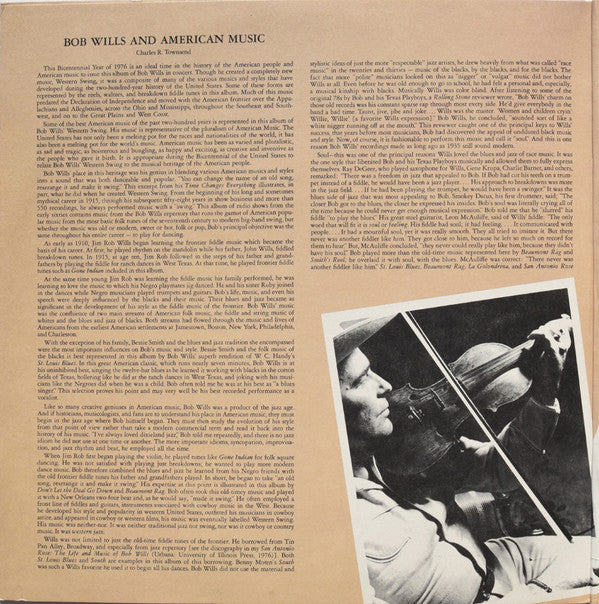 Bob Wills & His Texas Playboys : In Concert (2xLP, Album, Los)