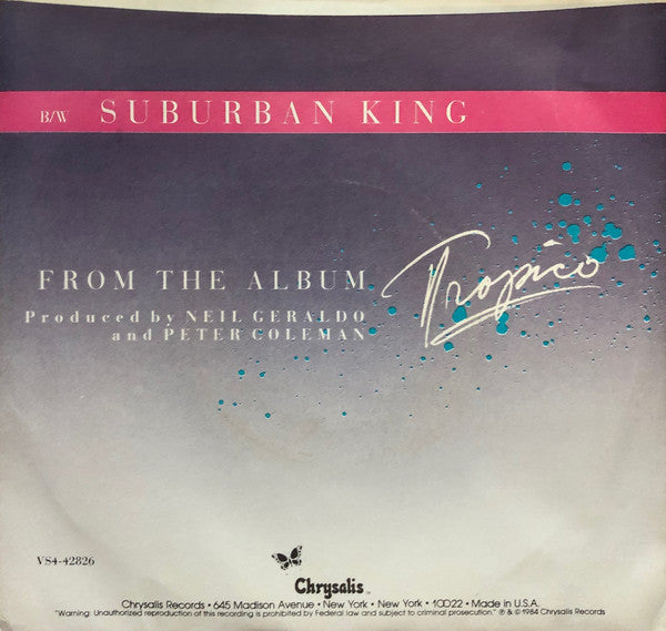 Pat Benatar : We Belong (7", Single, Styrene, Car)