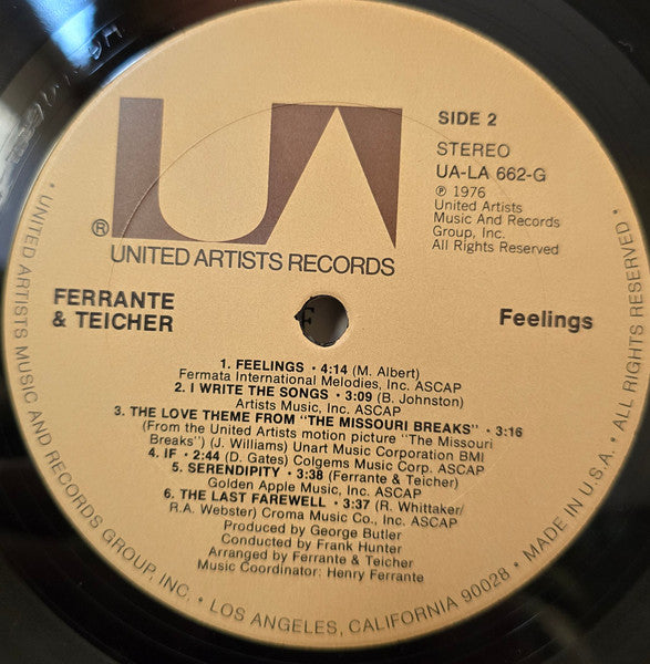 Ferrante & Teicher : Feelings (LP, Album, Club)