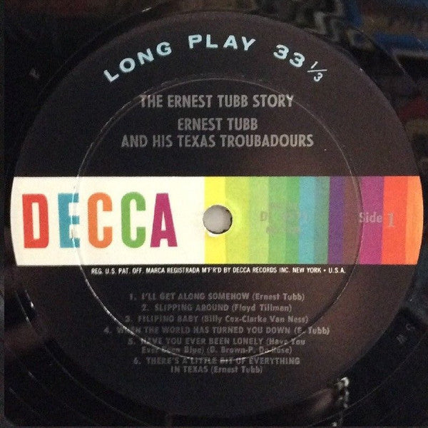 Ernest Tubb And His Texas Troubadours : The Ernest Tubb Story (2xLP, Comp, Mono, RP)