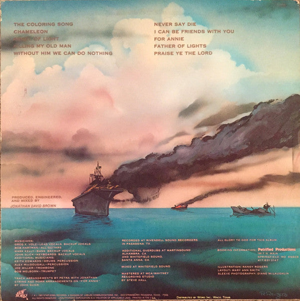 Petra (9) : Never Say Die (LP, Album, RP, Mon)