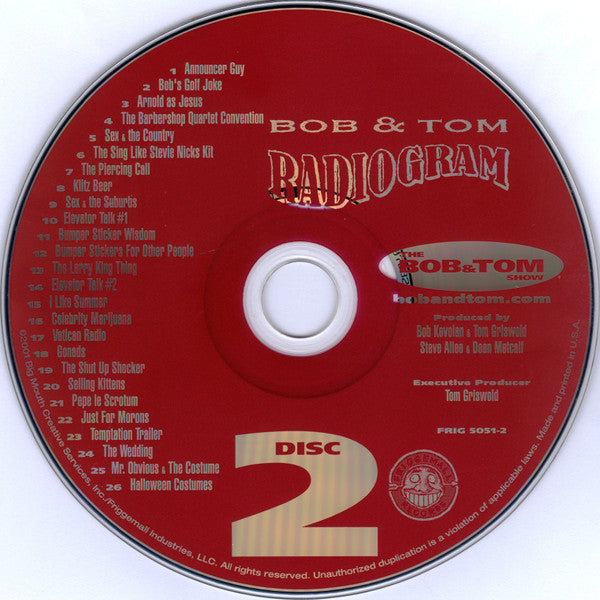 Bob & Tom : Radiogram (2xCD)