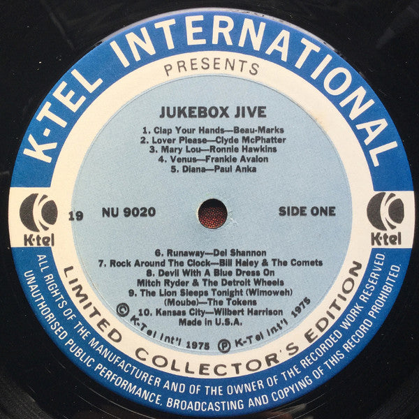 Various : Jukebox Jive (LP, Comp, Die)
