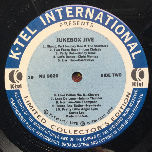 Various : Jukebox Jive (LP, Comp, Die)