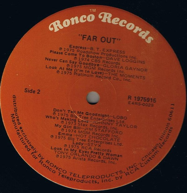 Various : Far Out (LP, Comp, Ind)