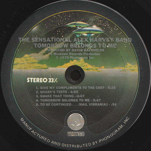 The Sensational Alex Harvey Band : Tomorrow Belongs To Me (LP, Album, Ter)