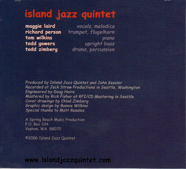 Island Jazz Quintet : Who Knows (CD, Album)