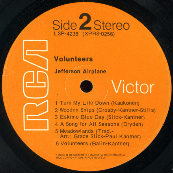 Jefferson Airplane : Volunteers (LP, Album, Ind)