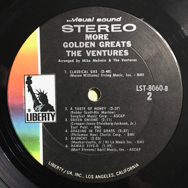 The Ventures : More Golden Greats (LP, Comp, Gat)