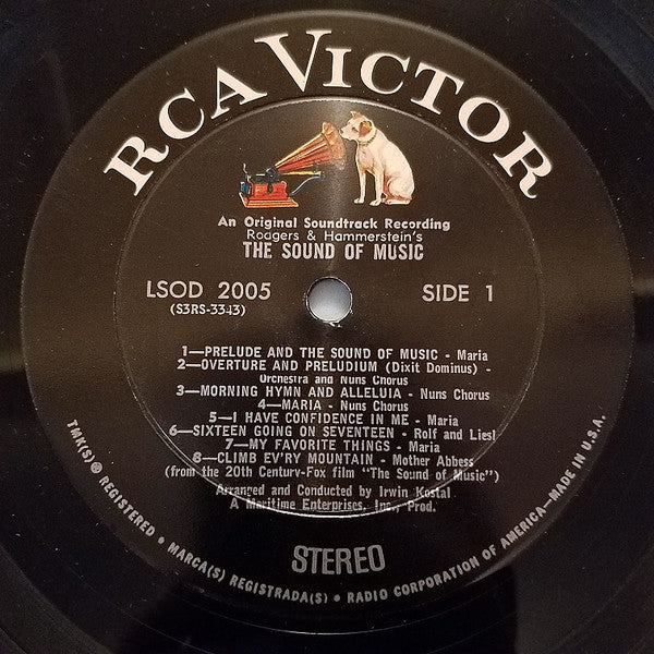 Rodgers And Hammerstein* / Julie Andrews, Christopher Plummer, Irwin Kostal : The Sound Of Music (An Original Soundtrack Recording) (LP, Album, M/Print, Hol)