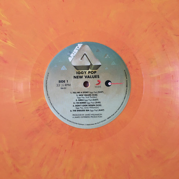 Iggy Pop : New Values (LP, Album, Ltd, RP, Ora)