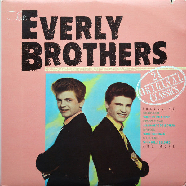 The Everly Brothers* : 24 Original Classics (2xLP, Comp, Ind)