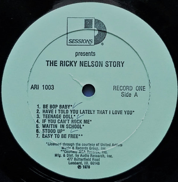 Ricky Nelson (2) : The Ricky Nelson Story (3xLP, Comp, All)