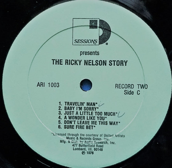 Ricky Nelson (2) : The Ricky Nelson Story (3xLP, Comp, All)