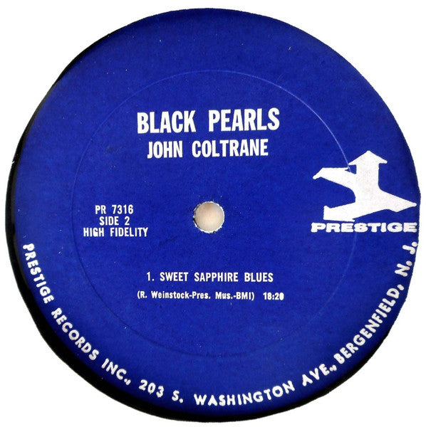 John Coltrane : Black Pearls (LP, Album, Mono, RP)