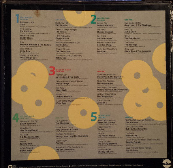 Various : Silver Eagle Records Presents Solid Gold Party Rock (5xLP, Comp, Spe + Box)