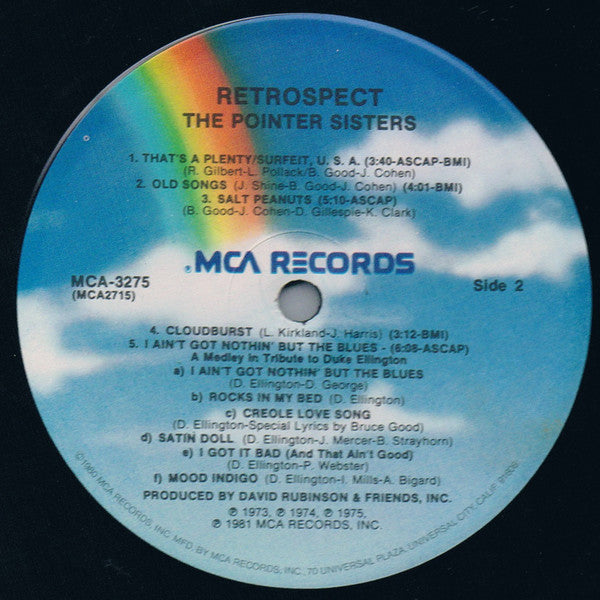 The Pointer Sisters* : Retrospect (LP, Comp, RE)