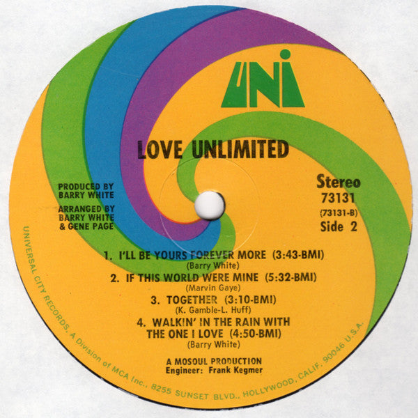 Love Unlimited : From A Girl's Point Of View We Give To You... Love Unlimited (LP, Album, P/Mixed, Gat)