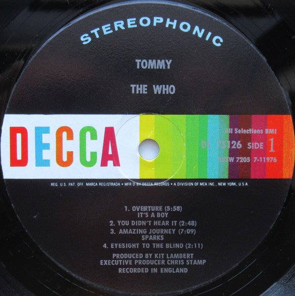 The Who : Tommy (2xLP, Album, Glo)