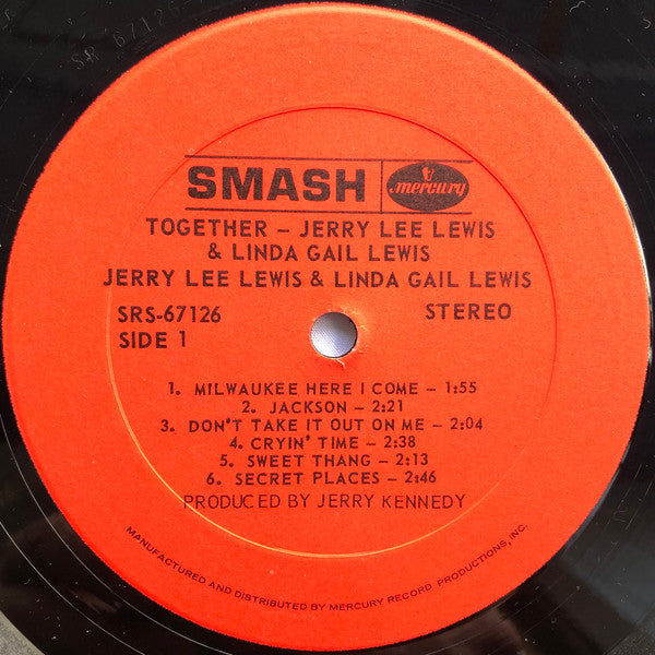 Jerry Lee Lewis & Linda Gail Lewis : Together (LP, Album, Mer)