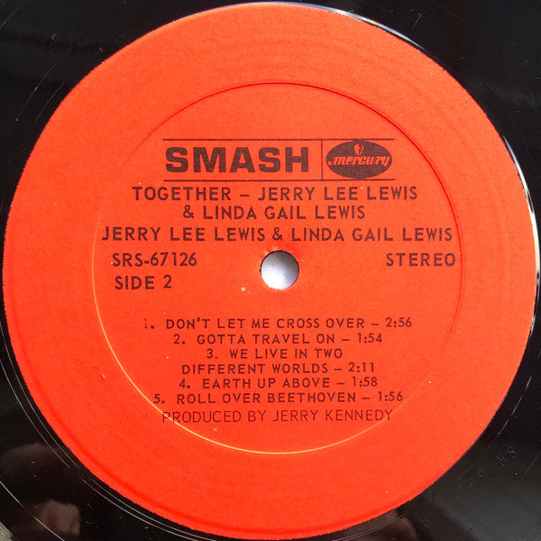 Jerry Lee Lewis & Linda Gail Lewis : Together (LP, Album, Mer)