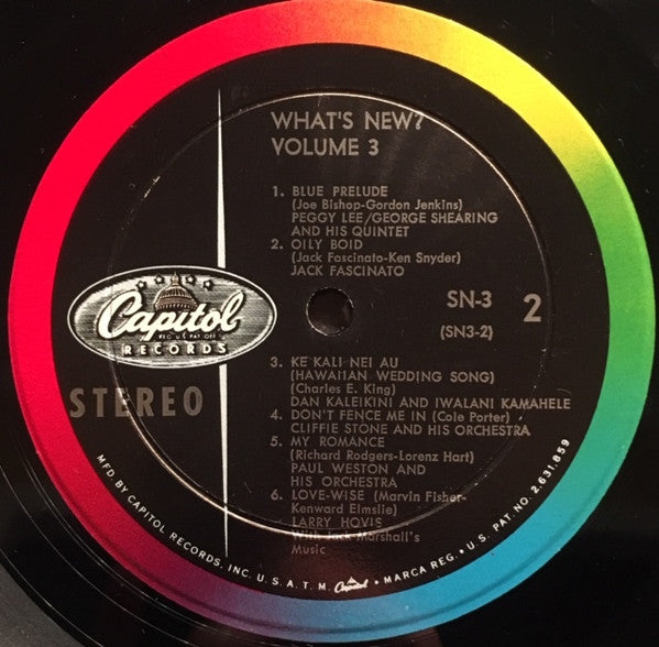 Various : What's New? Vol. 3 (LP, Comp, Smplr)