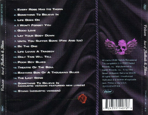 Poison (3) : Best Of Ballads & Blues (CD, Comp, RM, 24-)