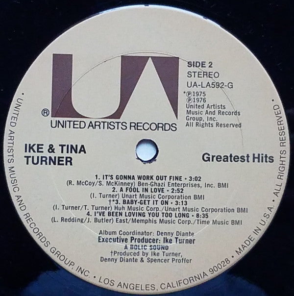 Ike & Tina Turner : Greatest Hits (LP, Comp, Ter)
