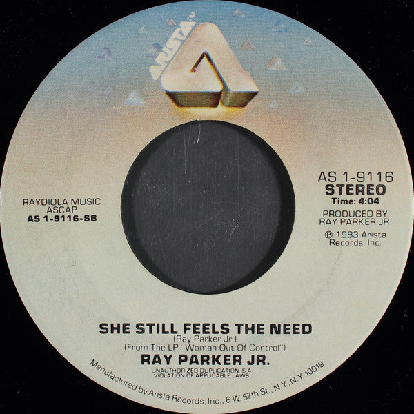 Ray Parker Jr. : I Still Can't Get Over Loving You (7", Single)
