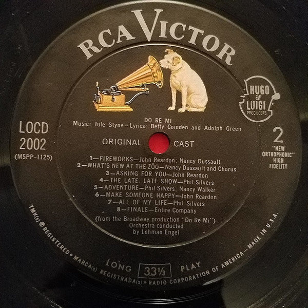 Phil Silvers, Nancy Walker, John Reardon (2), Nancy Dussault, Do Re Mi Chorus : Do Re Mi (Original Broadway Cast) (LP, Album, Mono, Roc)