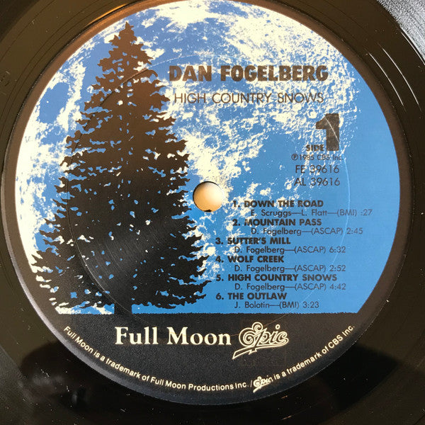 Dan Fogelberg : High Country Snows (LP, Album, Car)