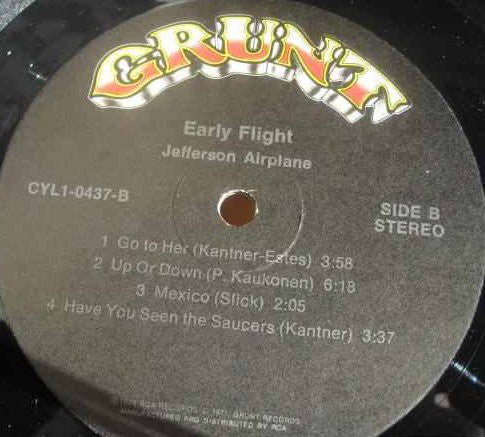 Jefferson Airplane : Early Flight (LP, Comp, Ind)