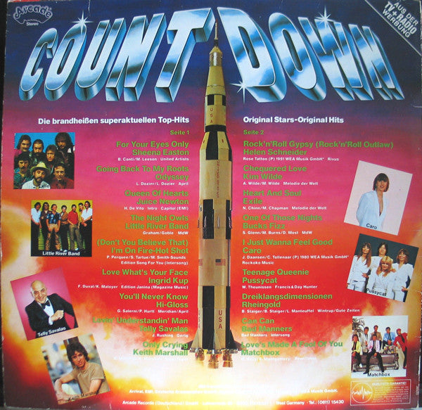Various : Count Down - Die Brandheißen Superaktuellen Top-Hits (LP, Comp)