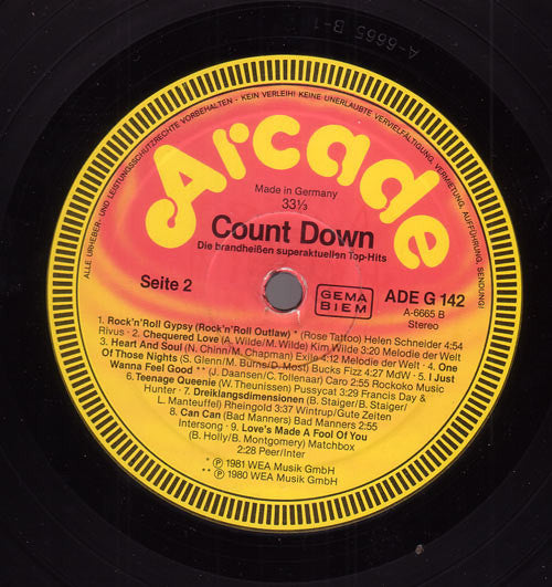 Various : Count Down - Die Brandheißen Superaktuellen Top-Hits (LP, Comp)